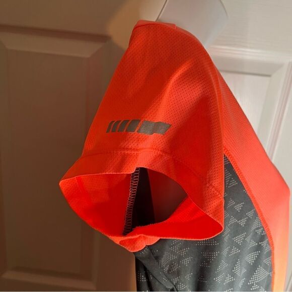 Academy BCG Bio Viz 360 Reflective Athletic Top VNeck Sport Tee Neon Orange M - Picture 7 of 12